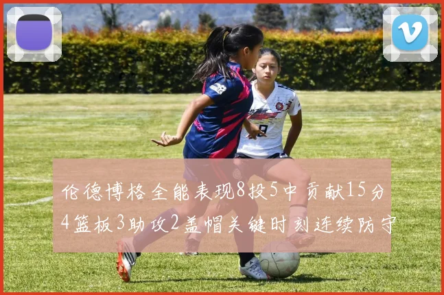 伦德博格全能表现8投5中贡献15分4篮板3助攻2盖帽关键时刻连续防守助队取胜